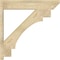 Ekena Millwork Merced Slat Rough Sawn Outlooker, Douglas Fir, 8"W x 40"D x 40"H OUT08X40X40MRC06RDF - alternate 2